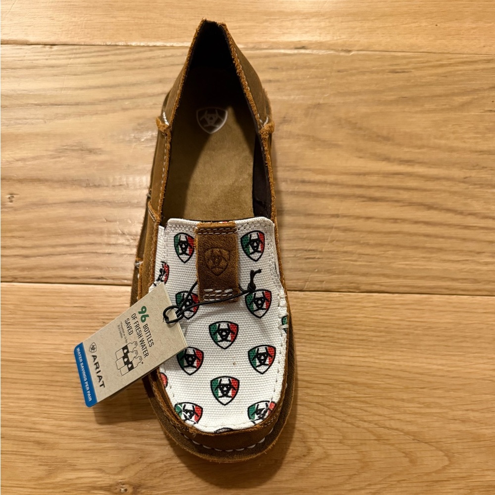 Ariat Cruiser Slip-On Shoes – Caramel / Mexico Print – Women’s Size 6 - Picture 4 of 8